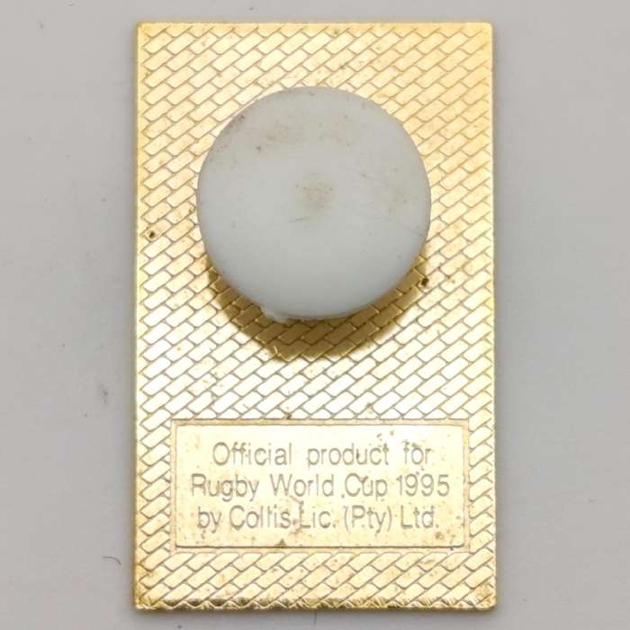 1995 Rugby World Cup South Africa pin badge