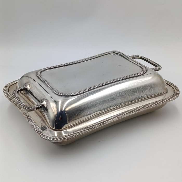 Vintage silverplated serving dish