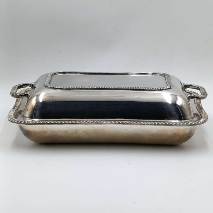 Vintage silverplated serving dish