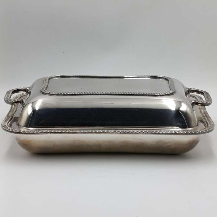 Vintage silverplated serving dish