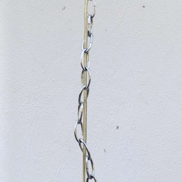 White metal Crystal-decorated 5 arm chandelier