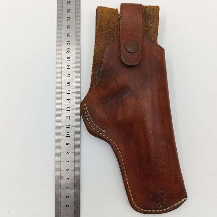 Vintage Police leather gun holster - for pistol