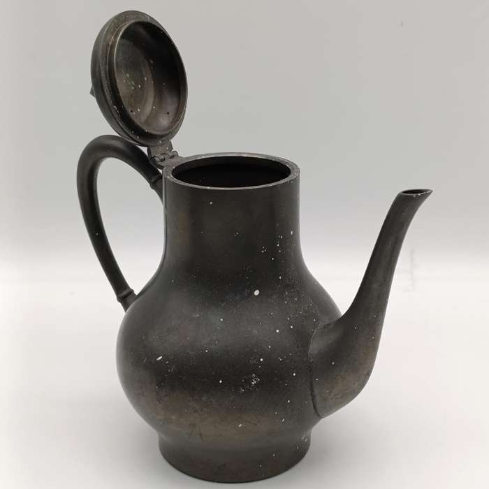 Vintage Metawa Holland Dutch pewter coffee set - Coffee pot, milk jug and sugar bowl