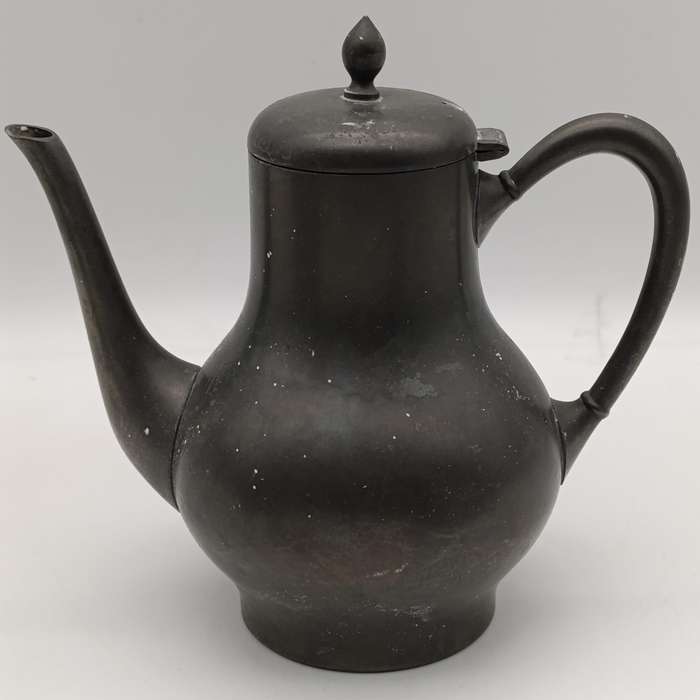 Vintage Metawa Holland Dutch pewter coffee set - Coffee pot, milk jug and sugar bowl