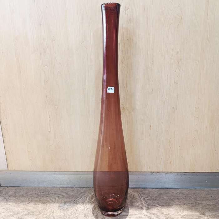 Vintage Large Murano glass flower vase - Height 72,5cm