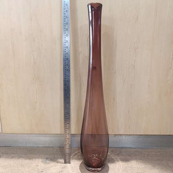 Vintage Large Murano glass flower vase - Height 72,5cm