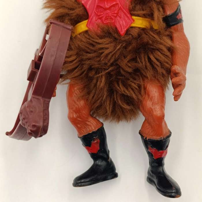 Vintage Masters of the Universe Grizzlor action figurine with weapon