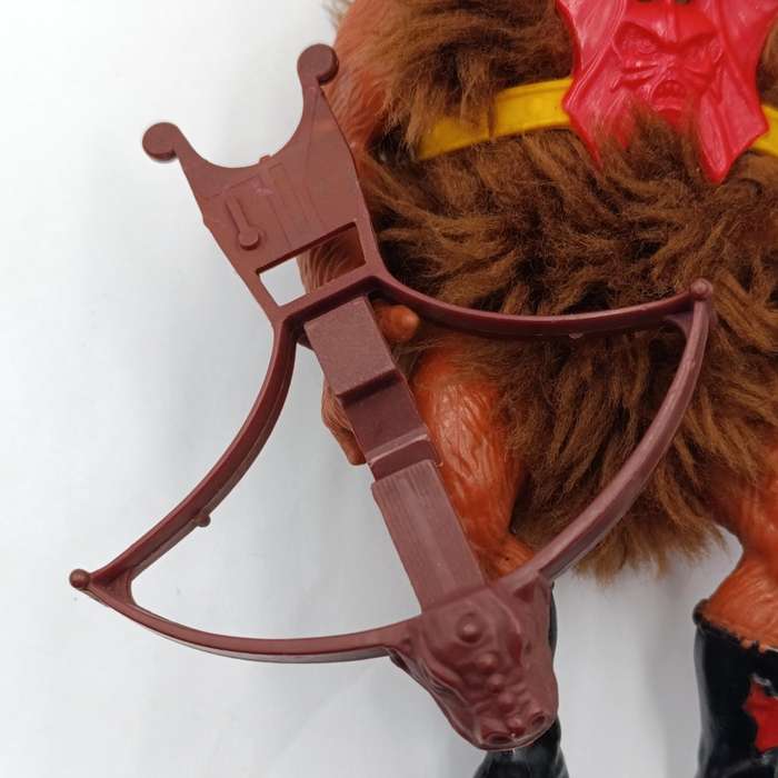 Vintage Masters of the Universe Grizzlor action figurine with weapon
