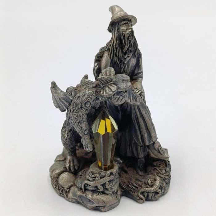The Tudor Mint meth and Magic #3113 Mischevious Aragon figurine in box