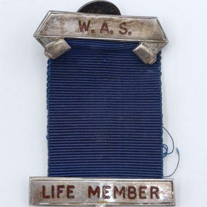 Witwatersrand Agricultural Society Life Member sterling silver medal