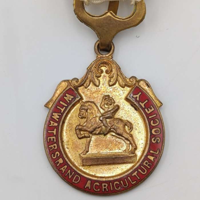 Witwatersrand Agricultural Society Judge medal 1936-37 - No. 547