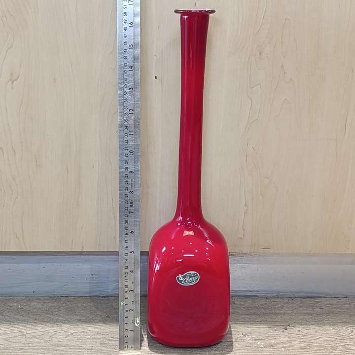 Vintage Italian Como Original murano glass flower vase