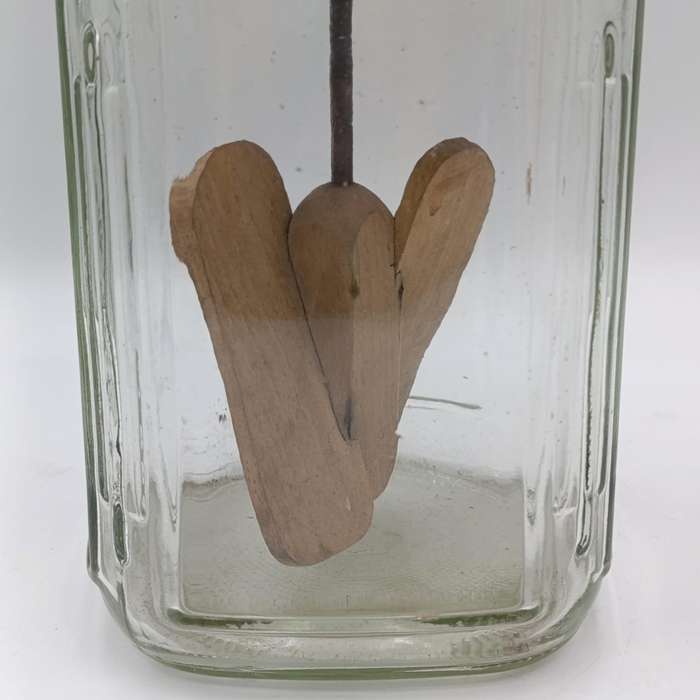 Antique Blow glass butter churn
