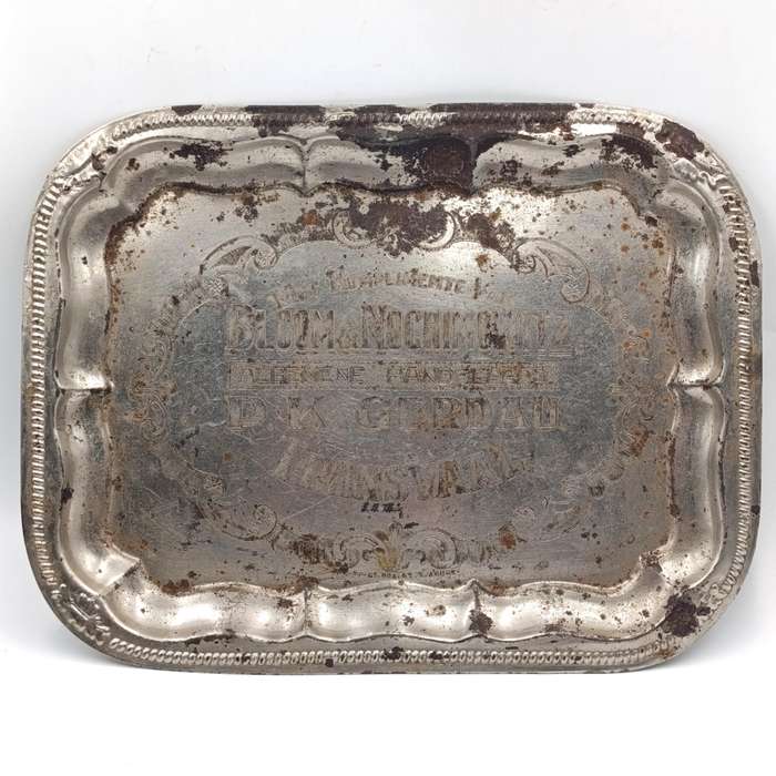 Antique Bloom and Nochimowitz general dealer Transvaal advertising tray