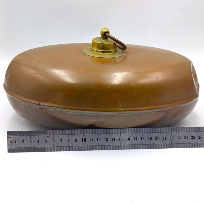 Antique Copper bed warmer bottle