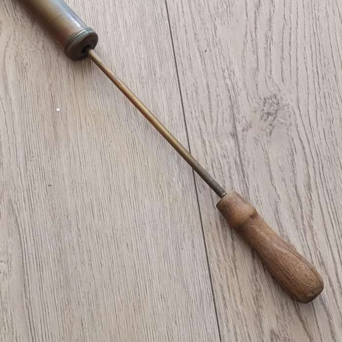 Vintage brass garden hand pump sprayer