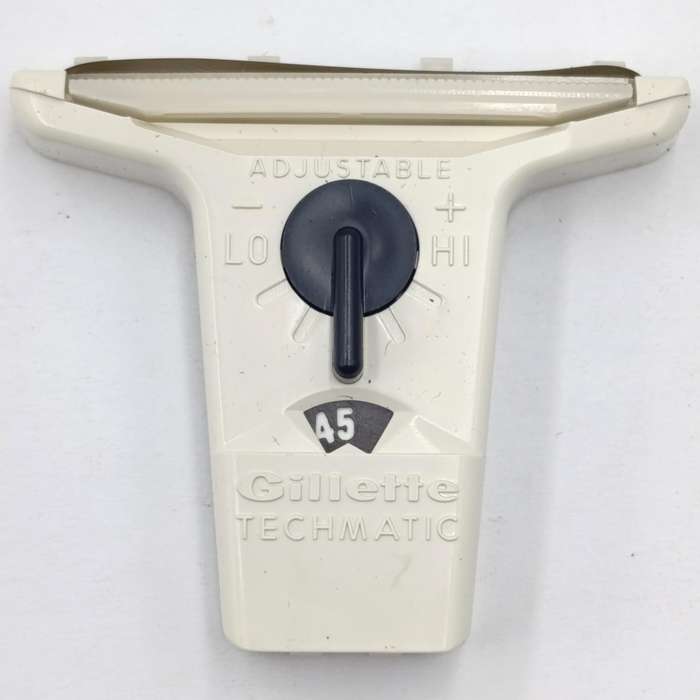 Vintage Gillette Techmatic razor with 7 extra cartridges