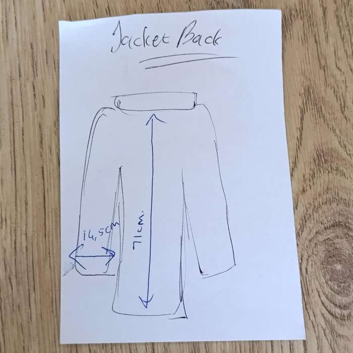 Vintage genuine sheepskin and wool Miura jacket