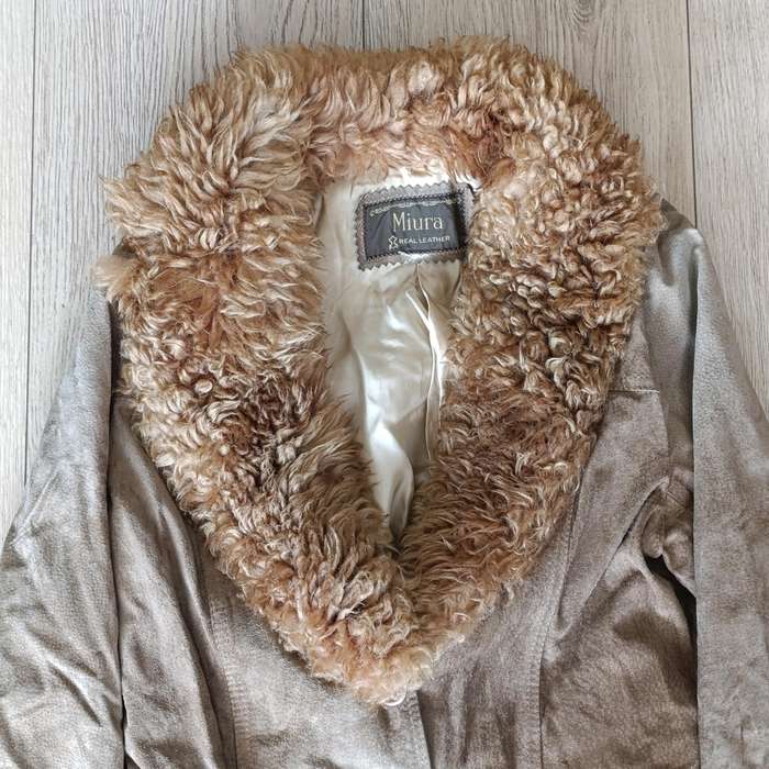 Vintage genuine sheepskin and wool Miura jacket