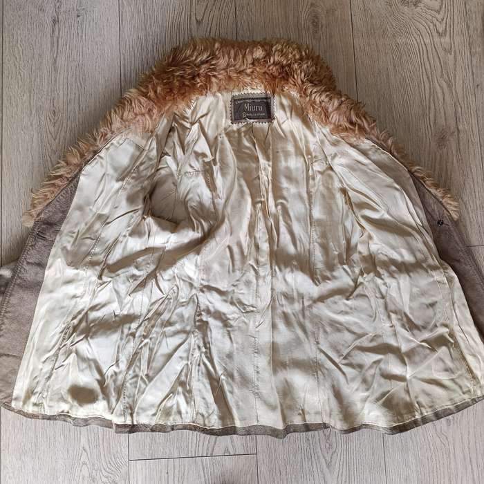 Vintage genuine sheepskin and wool Miura jacket