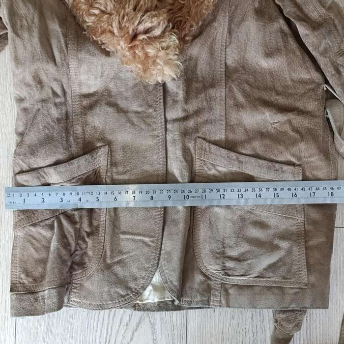 Vintage genuine sheepskin and wool Miura jacket