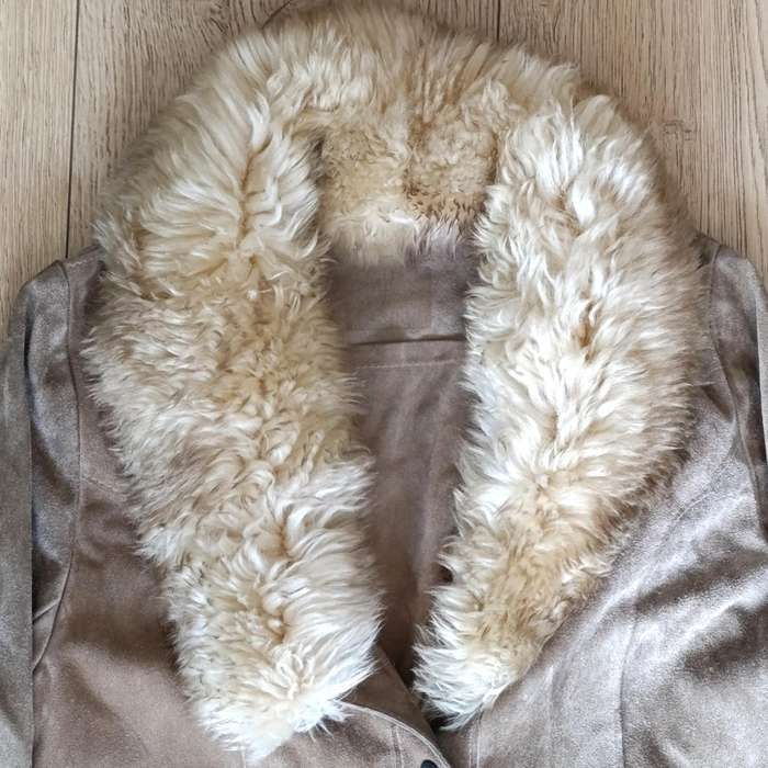Vintage genuine sheepskin and wool jacket
