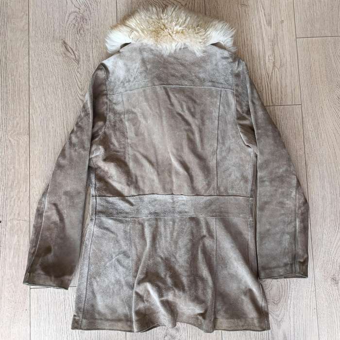 Vintage genuine sheepskin and wool jacket