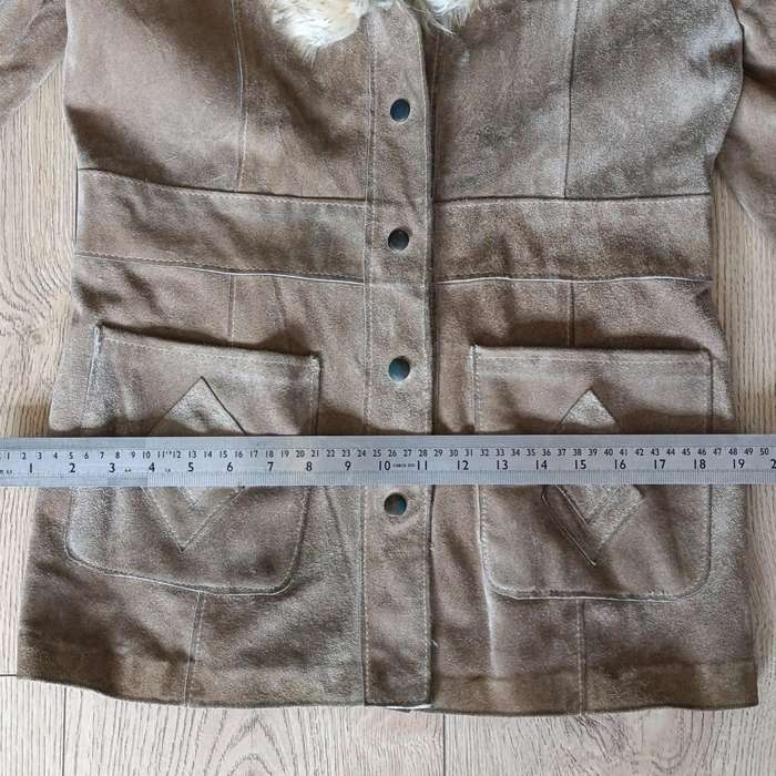 Vintage genuine sheepskin and wool jacket