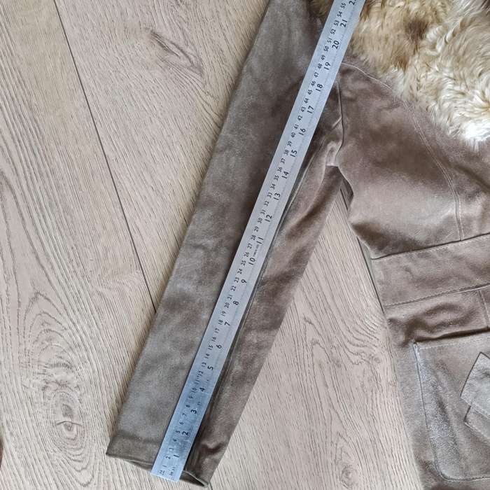 Vintage genuine sheepskin and wool jacket