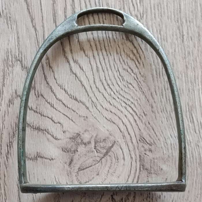 Vintage Horse bridle with bit and one stirrup - leather strap broken