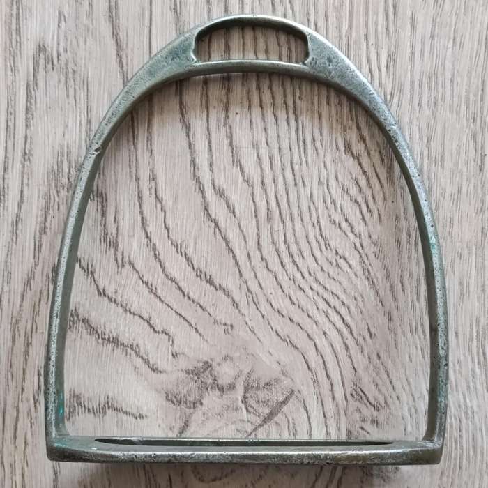 Vintage Horse bridle with bit and one stirrup - leather strap broken