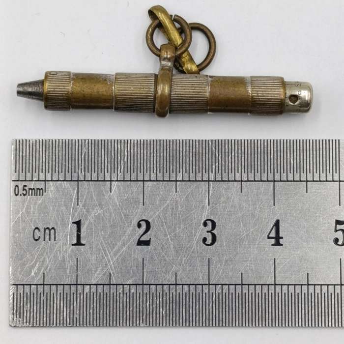 Antique pocket watch winding key