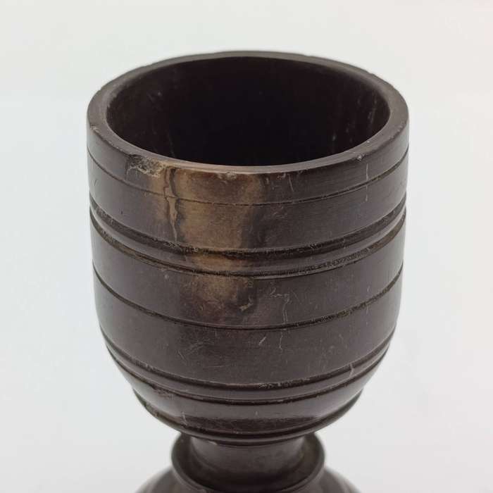 Boer War POW trench art stone cup marked India 1903 - made by the Bittereinders