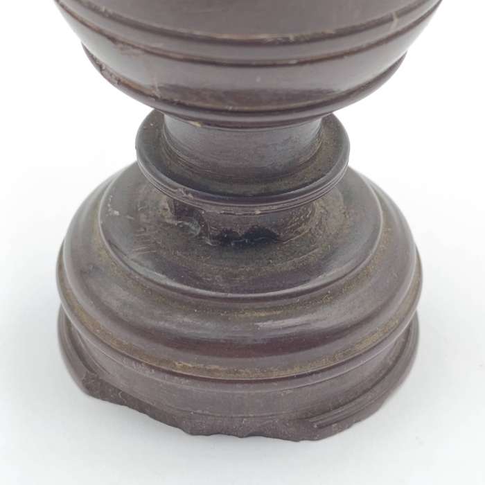 Boer War POW trench art stone cup marked India 1903 - made by the Bittereinders