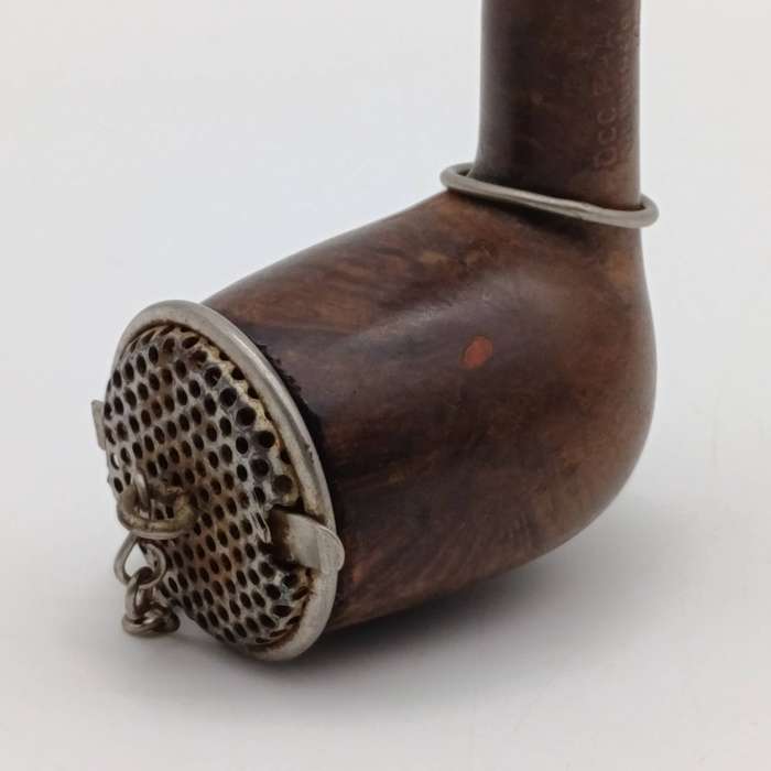 Vintage Doc Frazer smoking pipe with cap