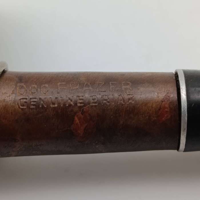 Vintage Doc Frazer smoking pipe with cap