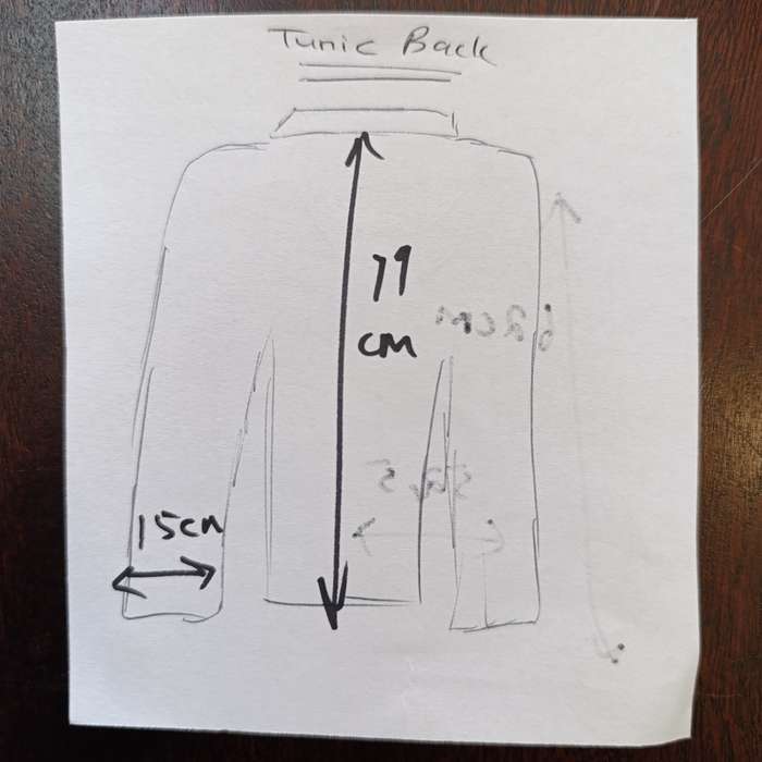 SWA Police mess dress officers tunic