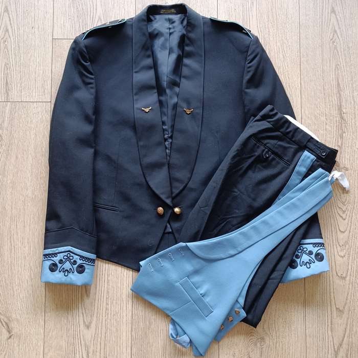SA Air Force Lieutenant - Colonel Mess dress uniform - tunic , trousers and waistcoat