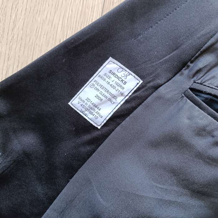 SA Air Force mess dress tunic and trousers