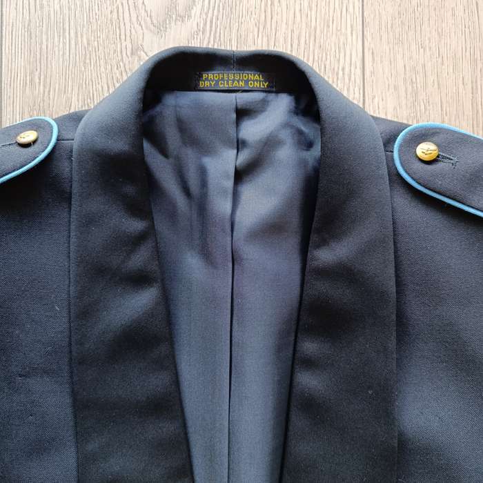 SA Air Force Warrant Officer mess dress uniform - tunic, trousers and waistcoat