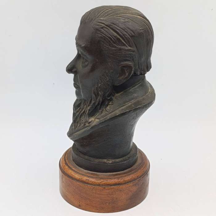 Sculpture of Paul Kruger by Coert Steynberg - Bronze - height 21,5cm with base