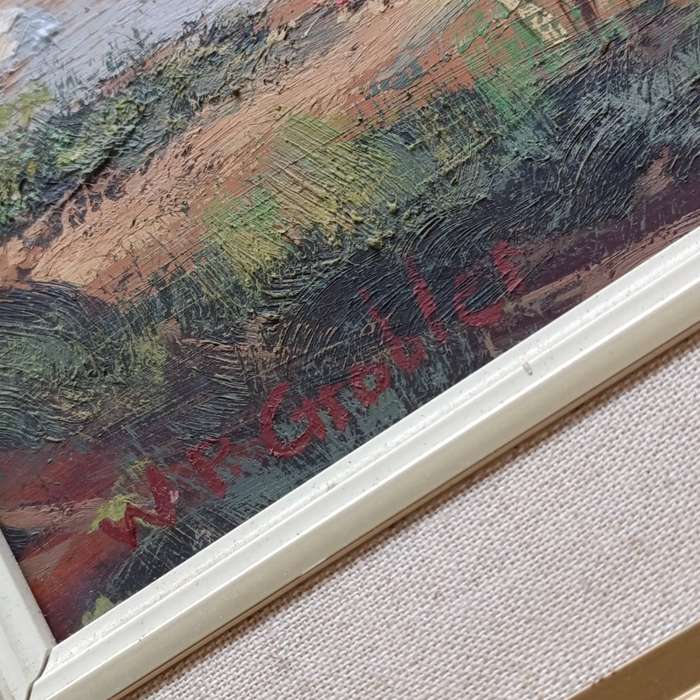 Beautiful WP Grobler landscape oil painting