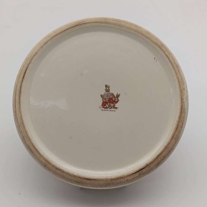 Royal Doulton Bunnykins Xmas menu porridge bowl