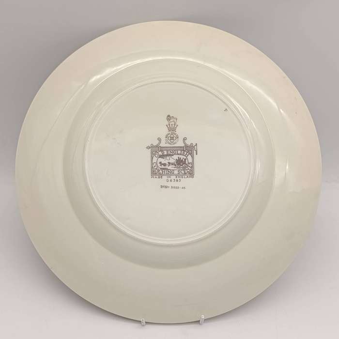 Royal Doulton old English Coaching scenes porcelain plate