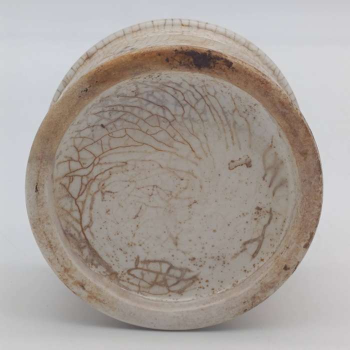 Antique Calvert's Carbolic Tooth paste ceramic lid with base