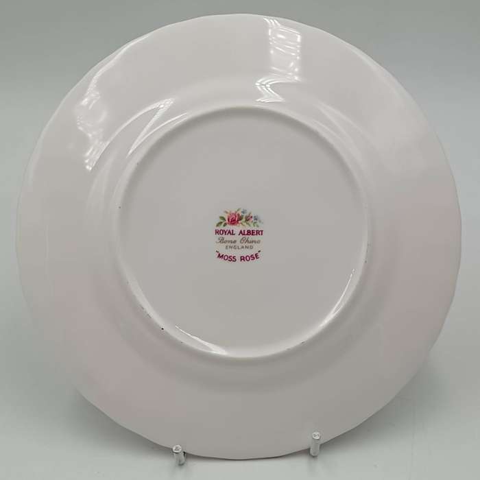 Vintage Royal Albert Moss Rose porcelain trio