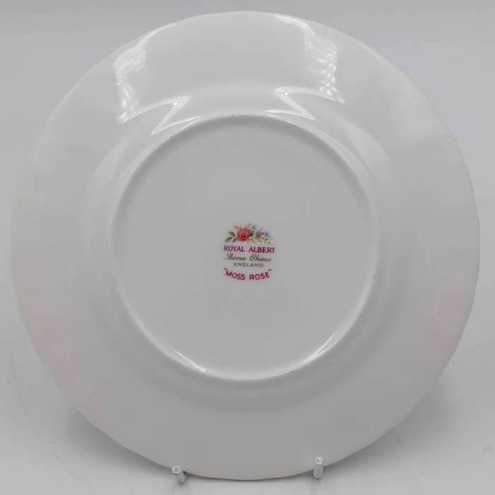 Vintage Royal Albert Moss Rose porcelain trio