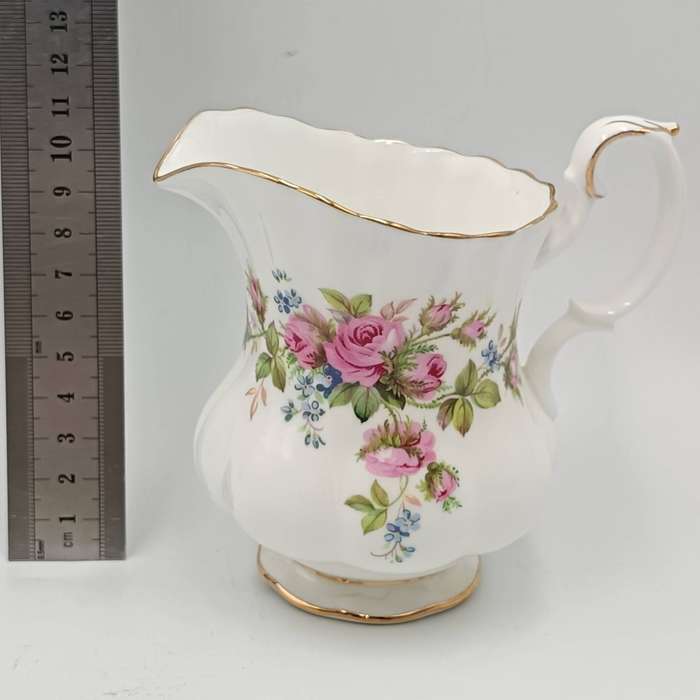 Vintage Royal Albert Moss Rose porcelain milk jug