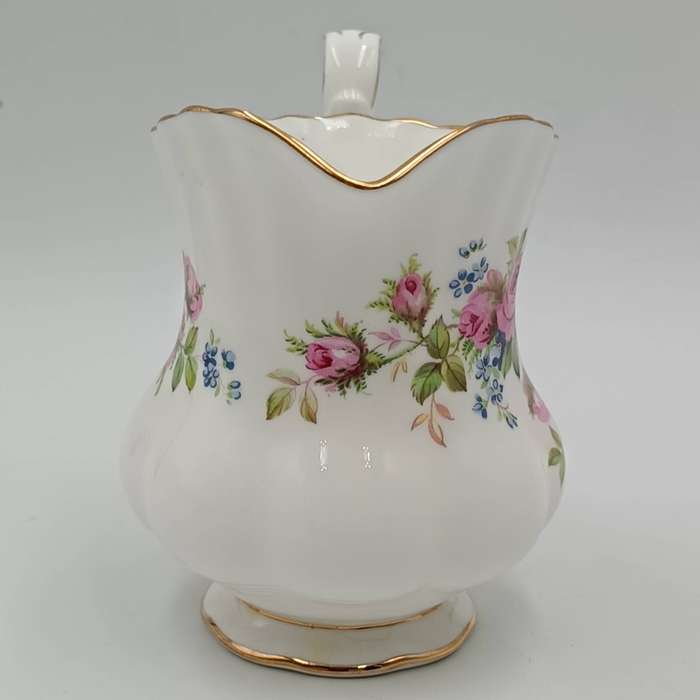 Vintage Royal Albert Moss Rose porcelain milk jug