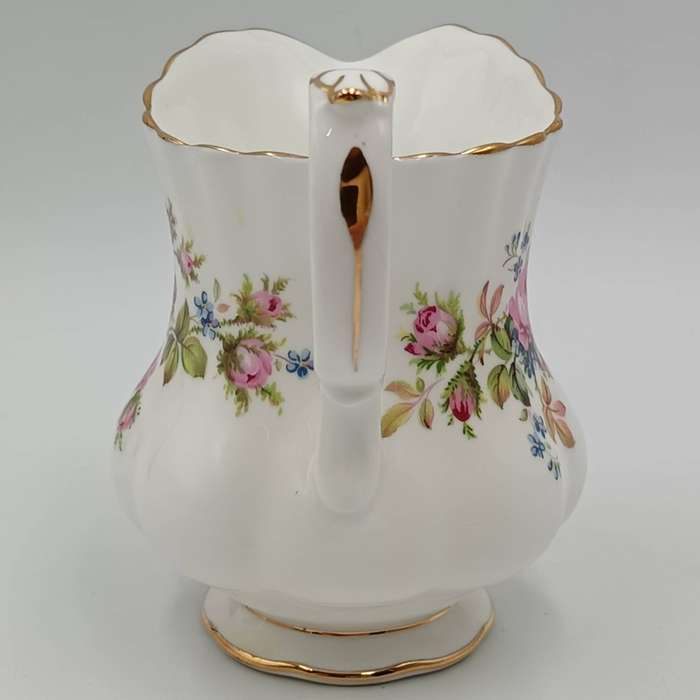 Vintage Royal Albert Moss Rose porcelain milk jug